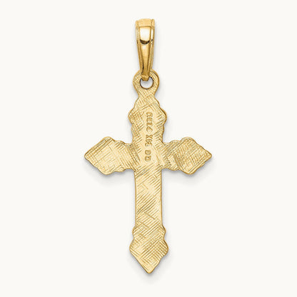 Cross Pendant, 14K