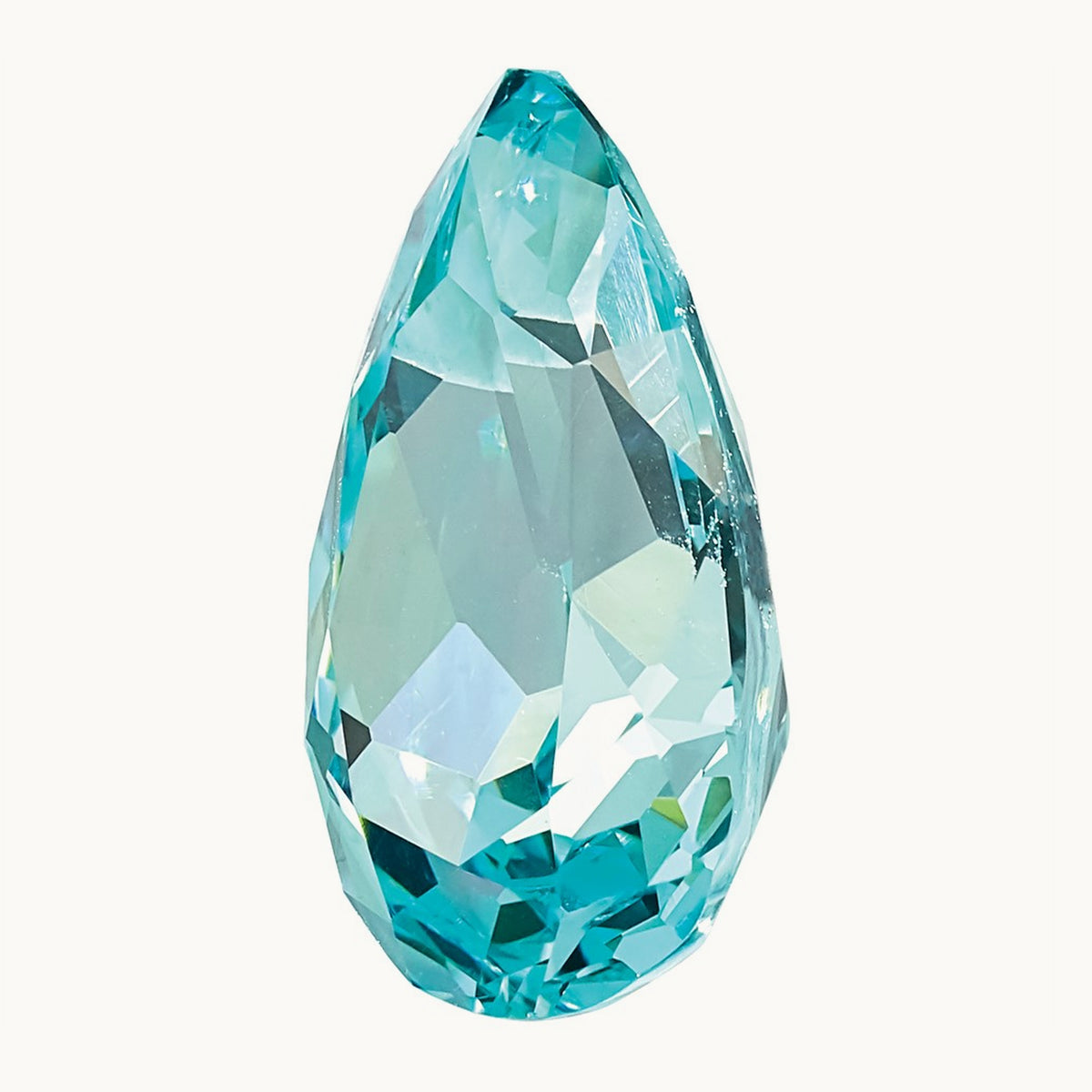 10X7mm Pear Lab Created Paraiba