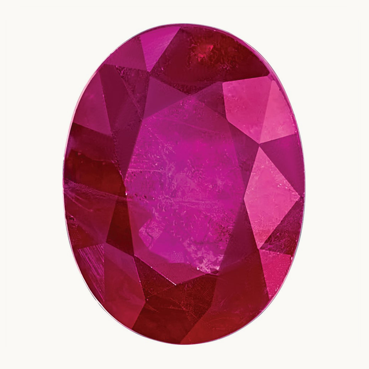8x6mm Oval Ruby AA Quality