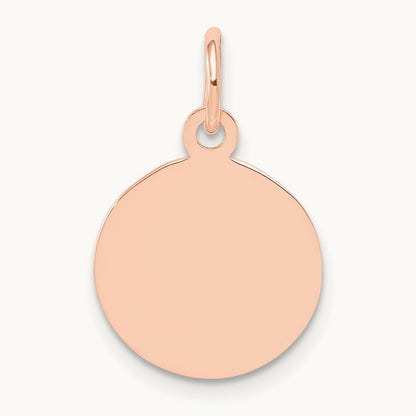 Plain .011 Gauge Circular Engraveable Disc Charm — 19mm