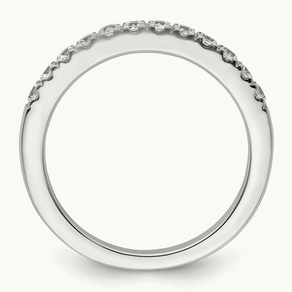 Diamond Wedding Band, 14K White Gold