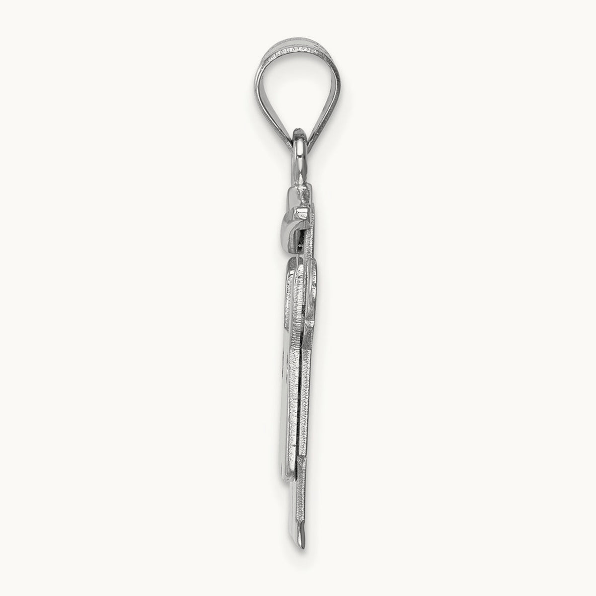 AA Diamond Kid Pendant, 14K White Gold