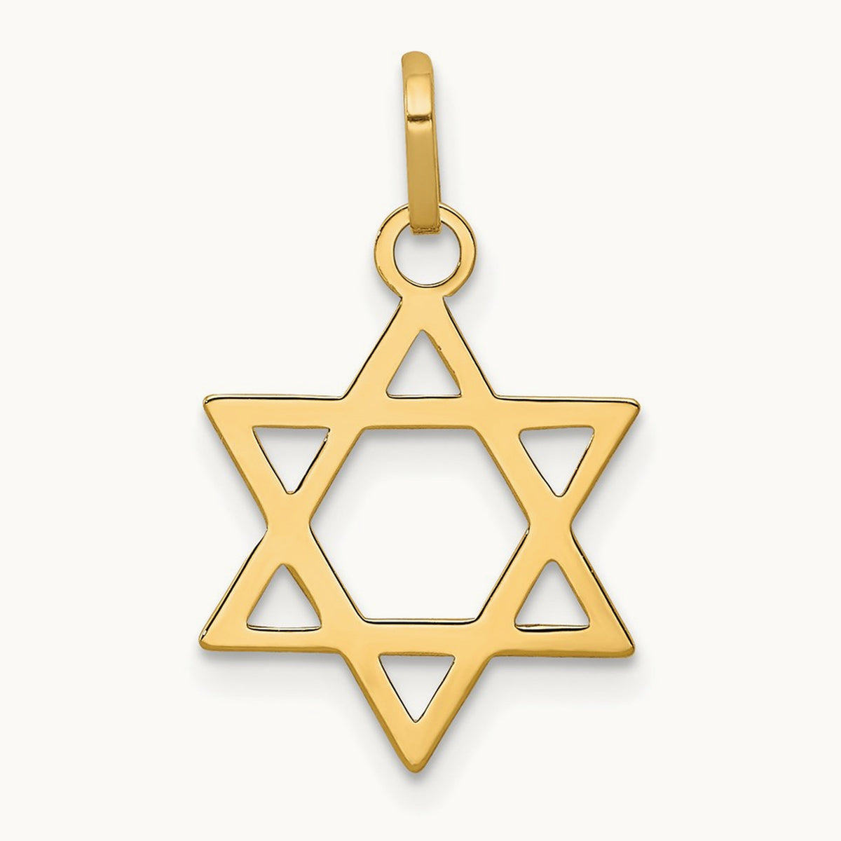 Star of David Pendant, 14K