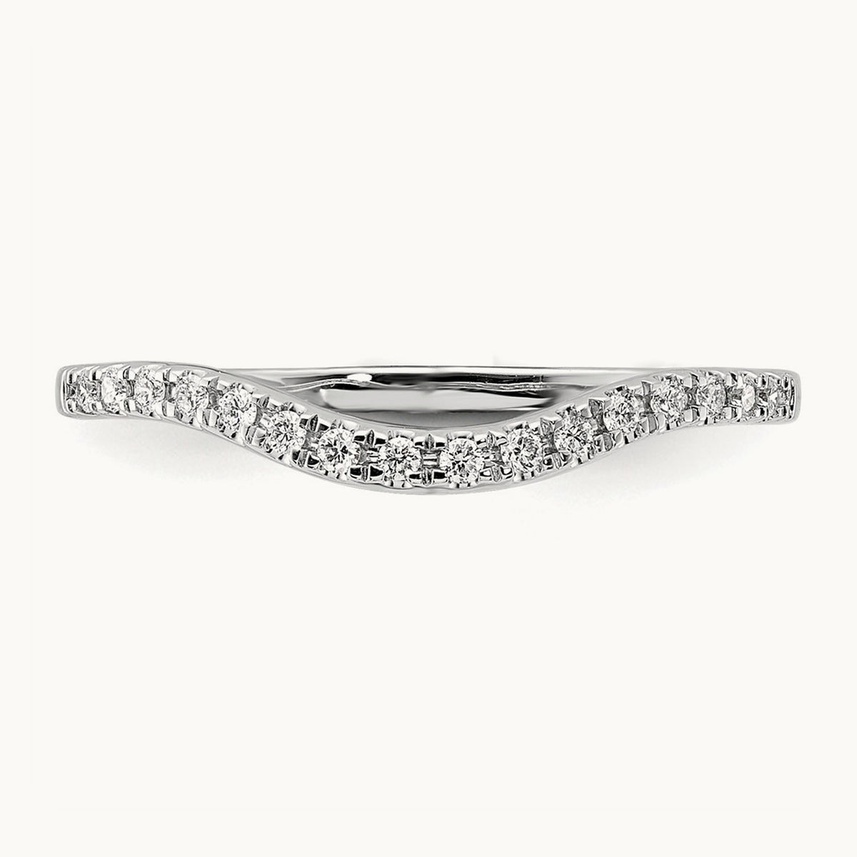 Diamond Band, 14K White Gold
