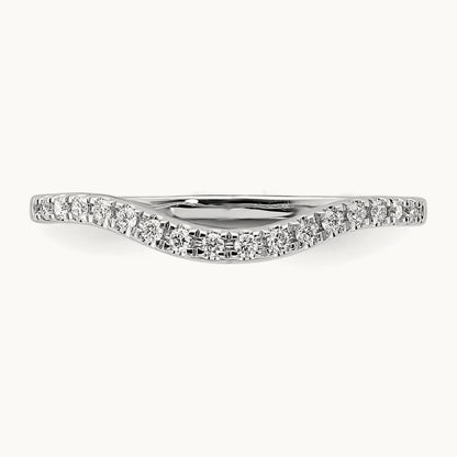 Diamond Band, 14K White Gold