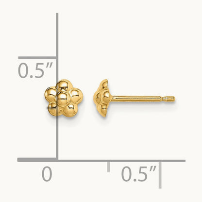 Madi K Flower Post Earrings, 14K