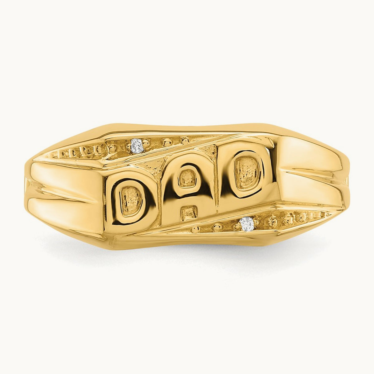 AA Diamond men's ring, 14K