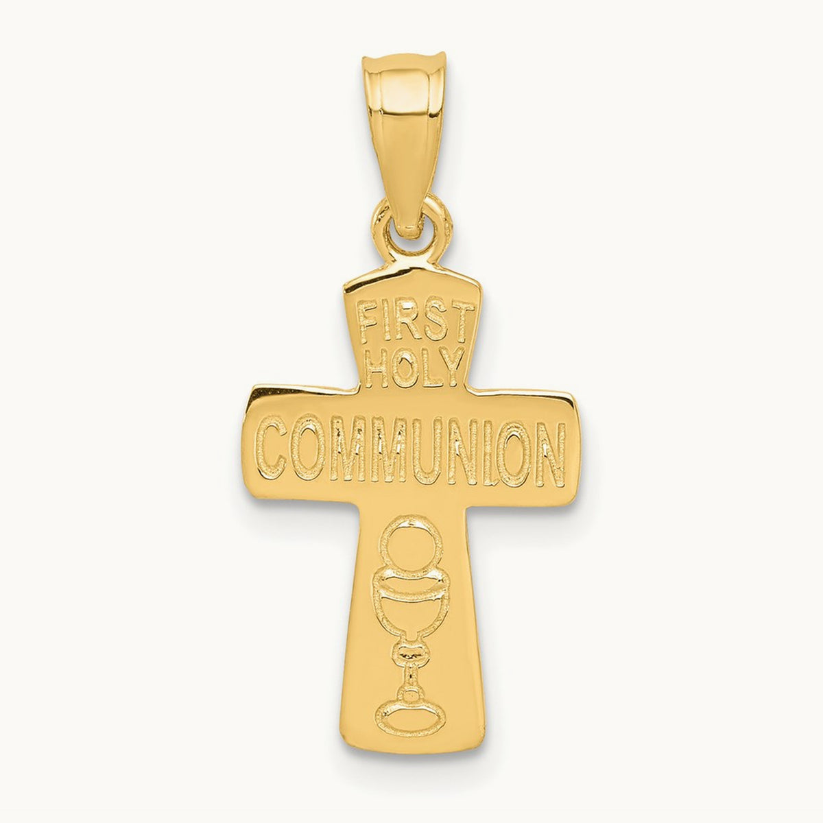 First Holy Communion Cross Pendant, 14K