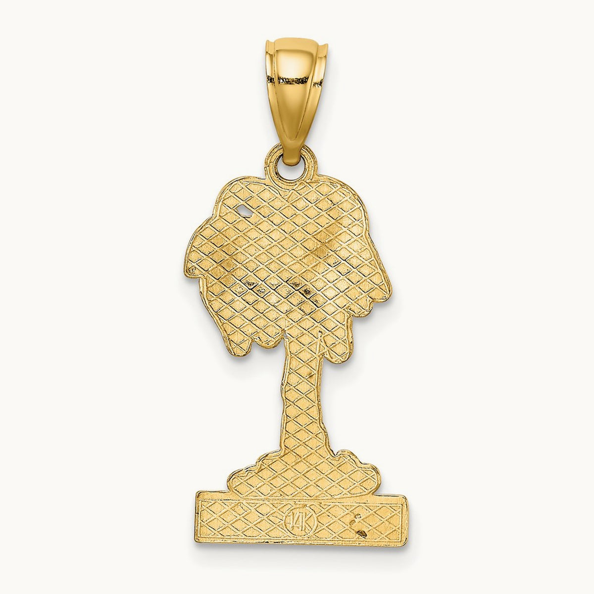 BARBADOS Palm Tree Charm, 14K