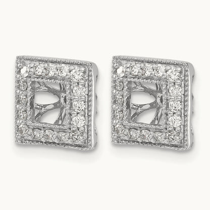 Earring Jacket, 0.25 ct tw Lab-Grown Diamond