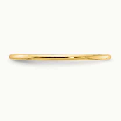 Half Round Stackable Band — 14K Yellow Gold