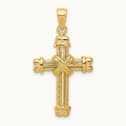 Polished / Textured Cross Pendant — photo set
