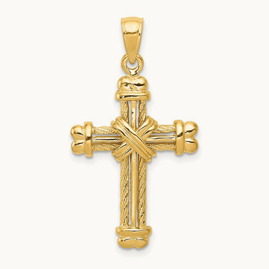 Polished / Textured Cross Pendant — photo set