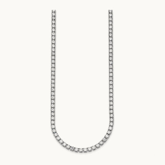 Straight Tennis Necklace, 27 1/4-36 ct Lab-Grown Diamond