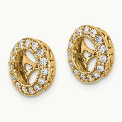 AAA Diamond Earring Jacket, 14K