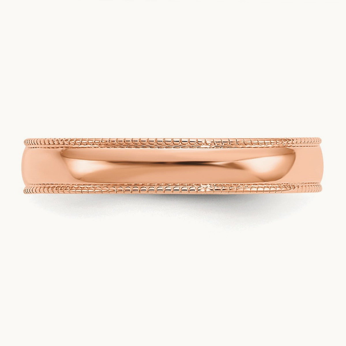 Milgrain Adjustable Toe Ring — 14K Rose Gold