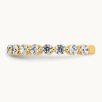 Wedding Band, 1.00 ct tw Lab-Grown Diamond — 14K Yellow Gold