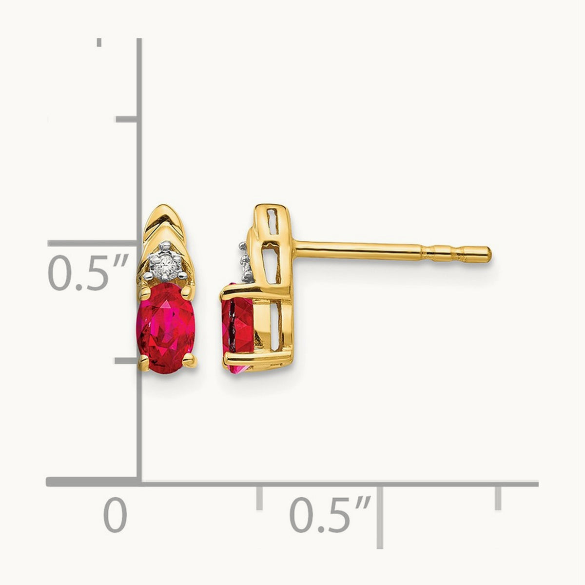 Ruby and Diamond Earrings — photo set