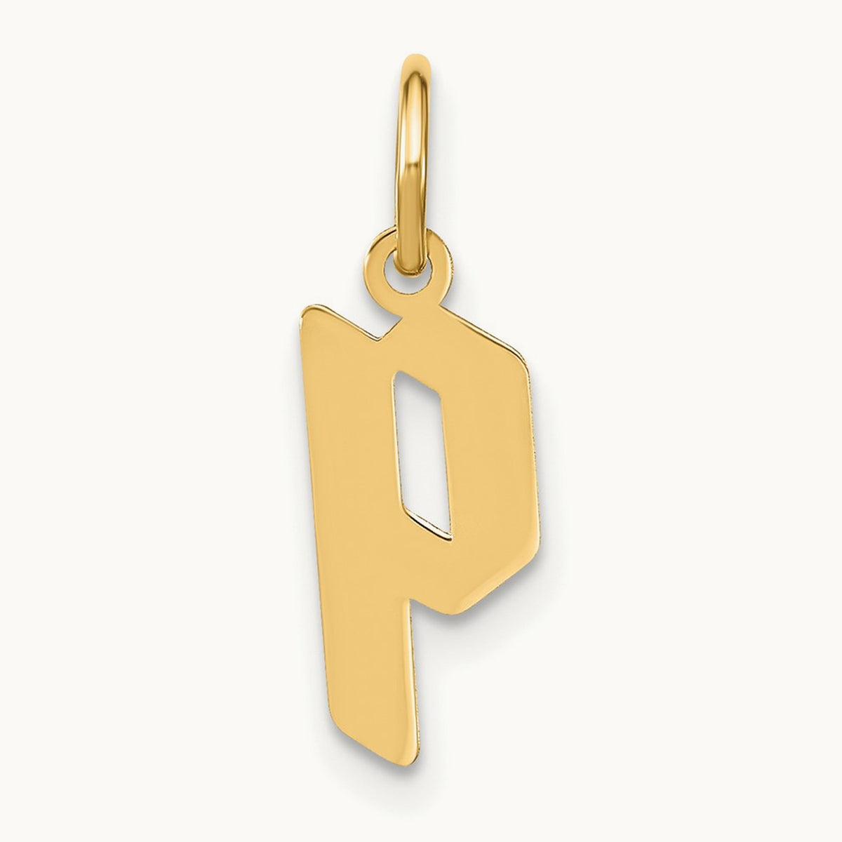 Lowercase Initial Pendant — P