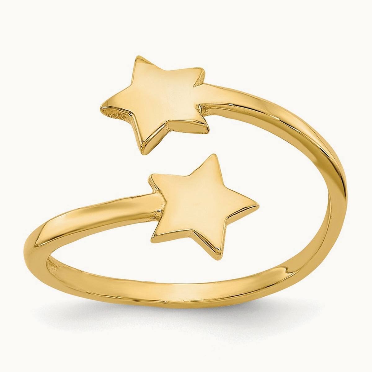 Star Toe Ring, 14K
