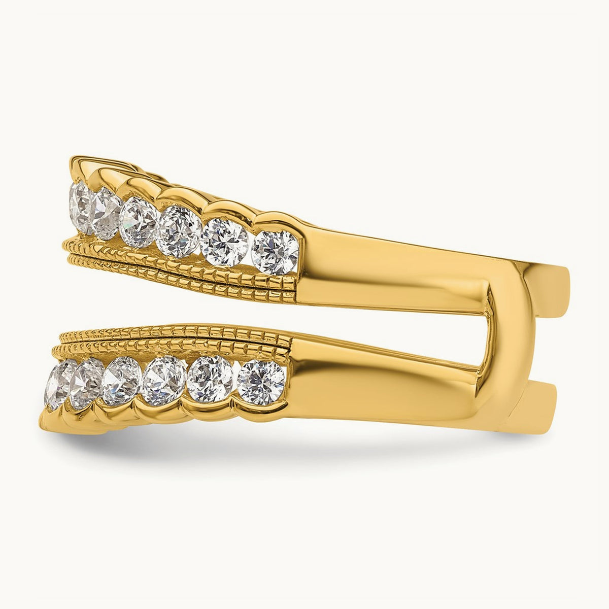 Ring Guard, 1.25 ct tw Lab-Grown Diamond — 14K Yellow Gold