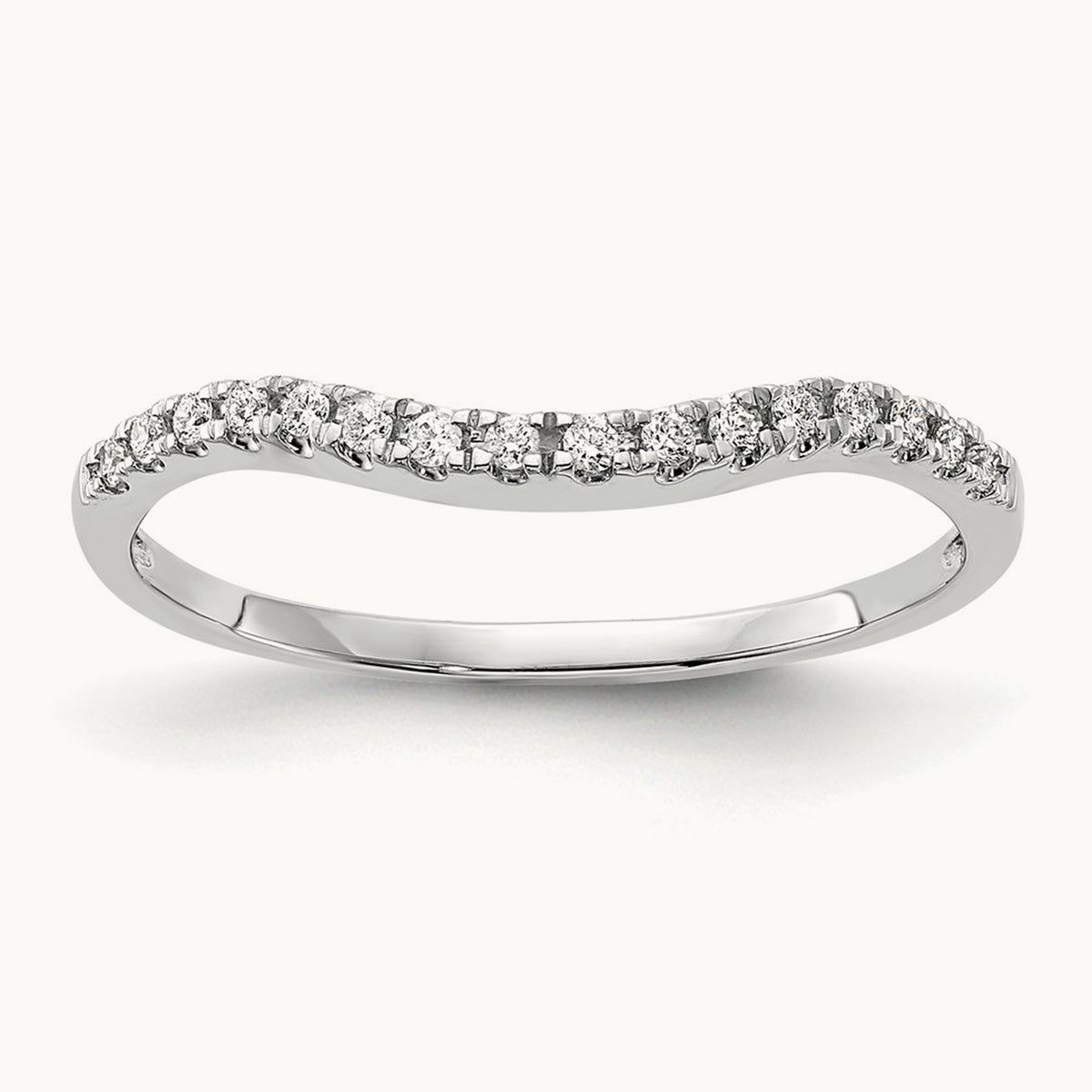 Diamond Band, 14K White Gold
