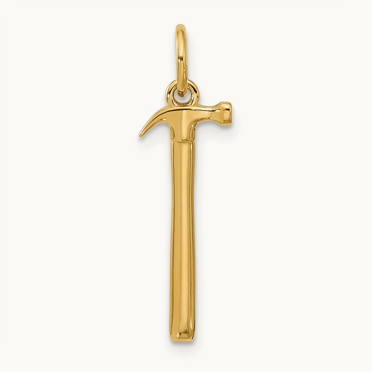 Fancy Hammer, 14K Yellow Gold