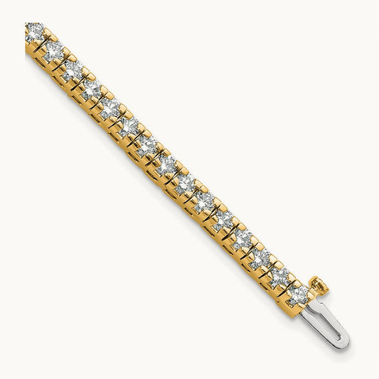 Round Tennis Bracelet, 4.50 ct tw Lab-Grown Diamond