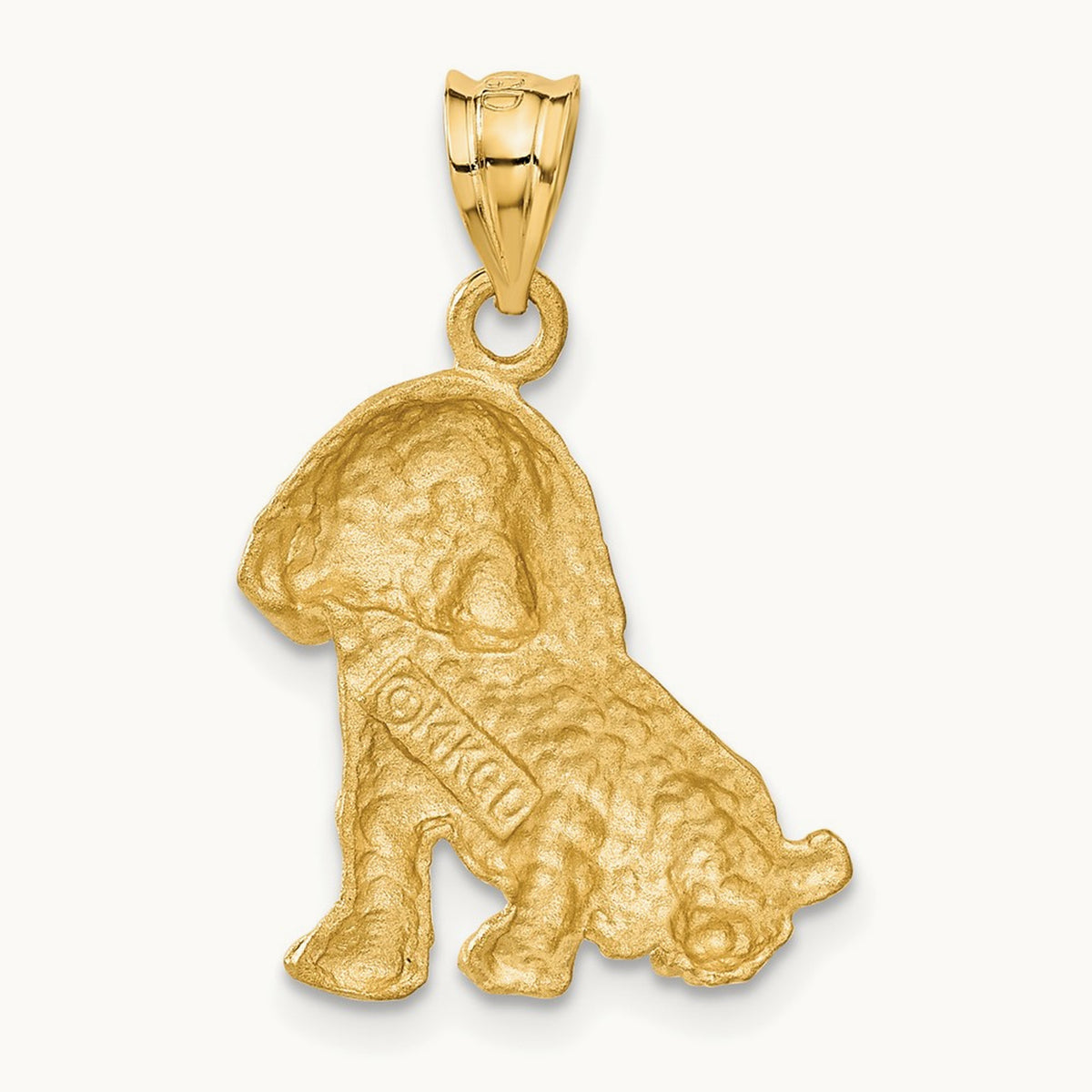 Dog Charm, 14K