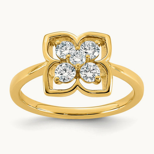 Fashion Ring, 0.50-1.00 ct tw Lab-Grown Diamond