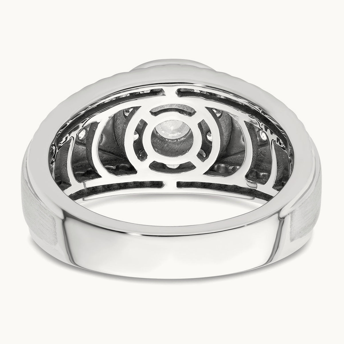 Men's Cluster Ring, 1.00 ct tw Lab-Grown Diamond