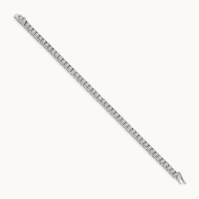 Diamond Tennis Bracelet, 14K White Gold