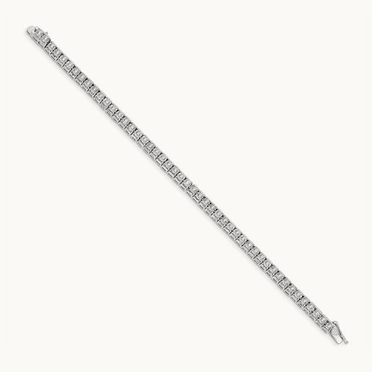 Diamond Tennis Bracelet, 14K White Gold