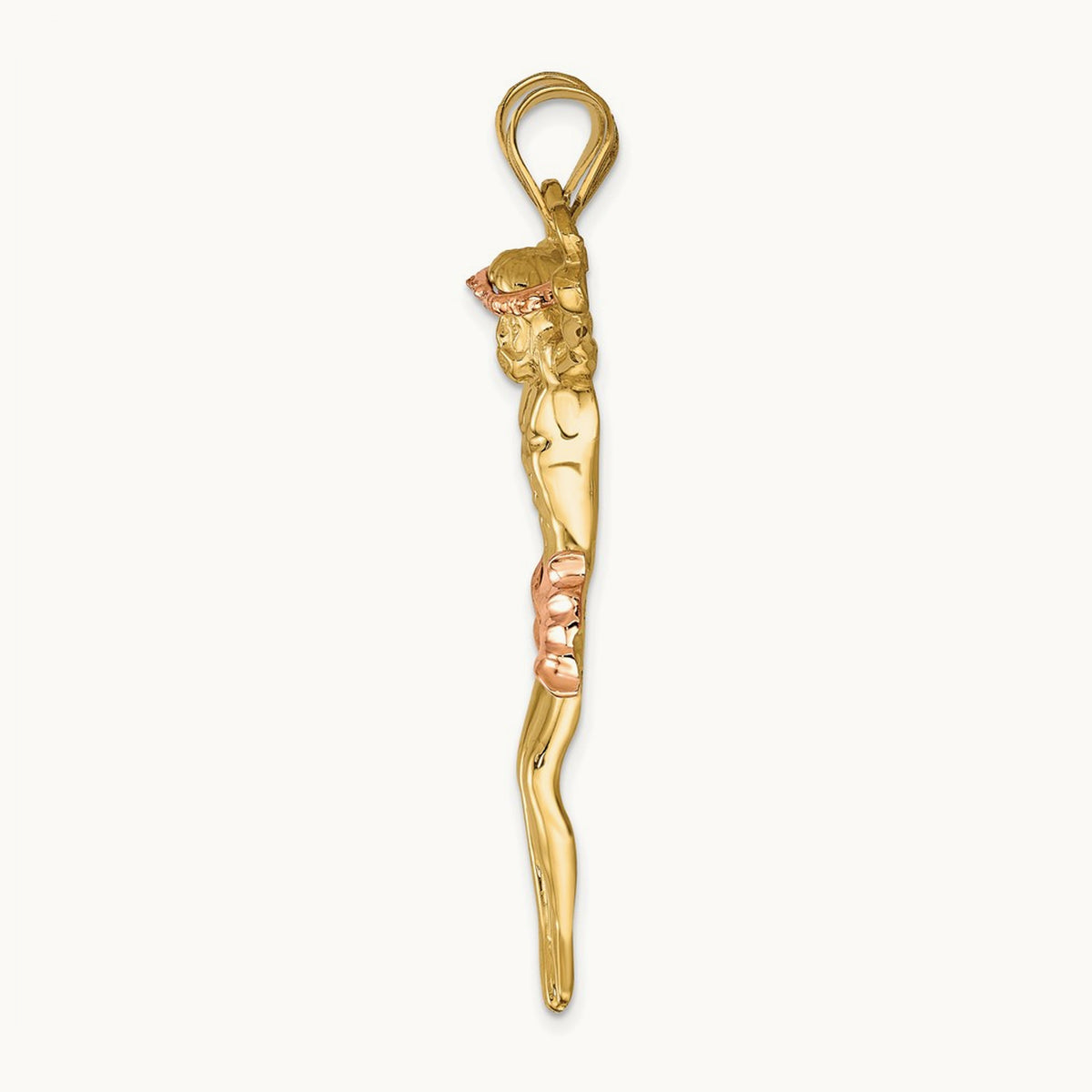 Corpus Pendant, 14K Two-tone Rose