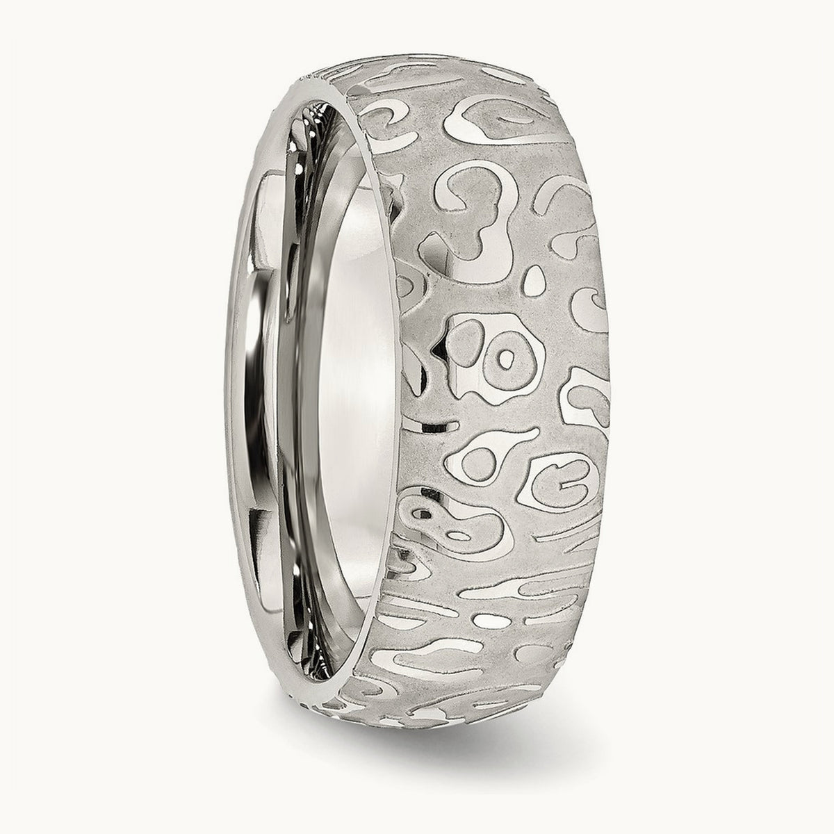 Brushed & Polished Textured Band — photo set
