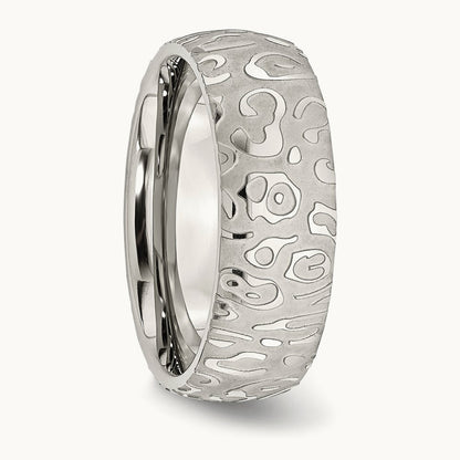 Brushed & Polished Textured Band — photo set