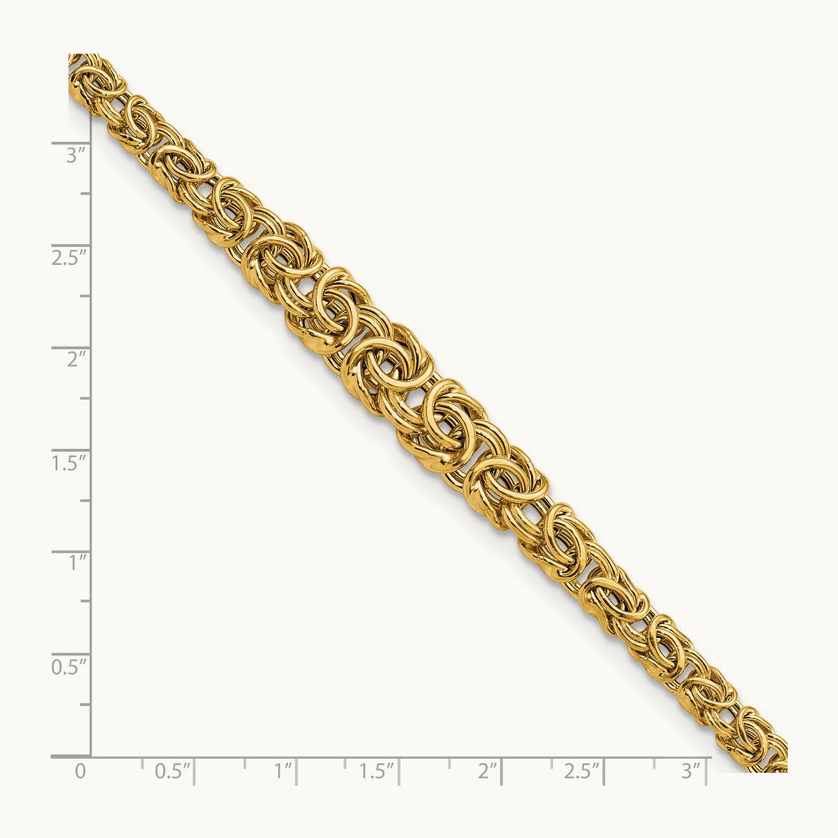 Graduated Byzantine Bracelet, 14K