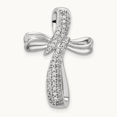 1/4ct. Diamond Cross Chain Slide — photo set