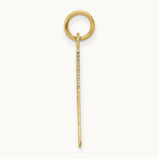 Monday the First Day Calendar Pendant, 14K