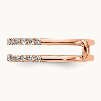 Ring Guard, 0.50 ct tw Lab-Grown Diamond — VS/SI (Great), 14K Rose Gold