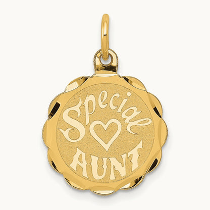 SPECIAL AUNT Charm, 14K
