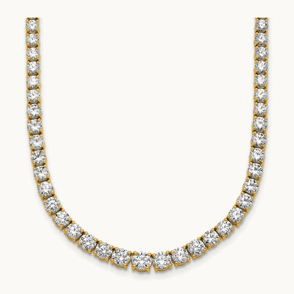 Graduated Tennis Necklace, 14.50 ct tw Lab-Grown Diamond