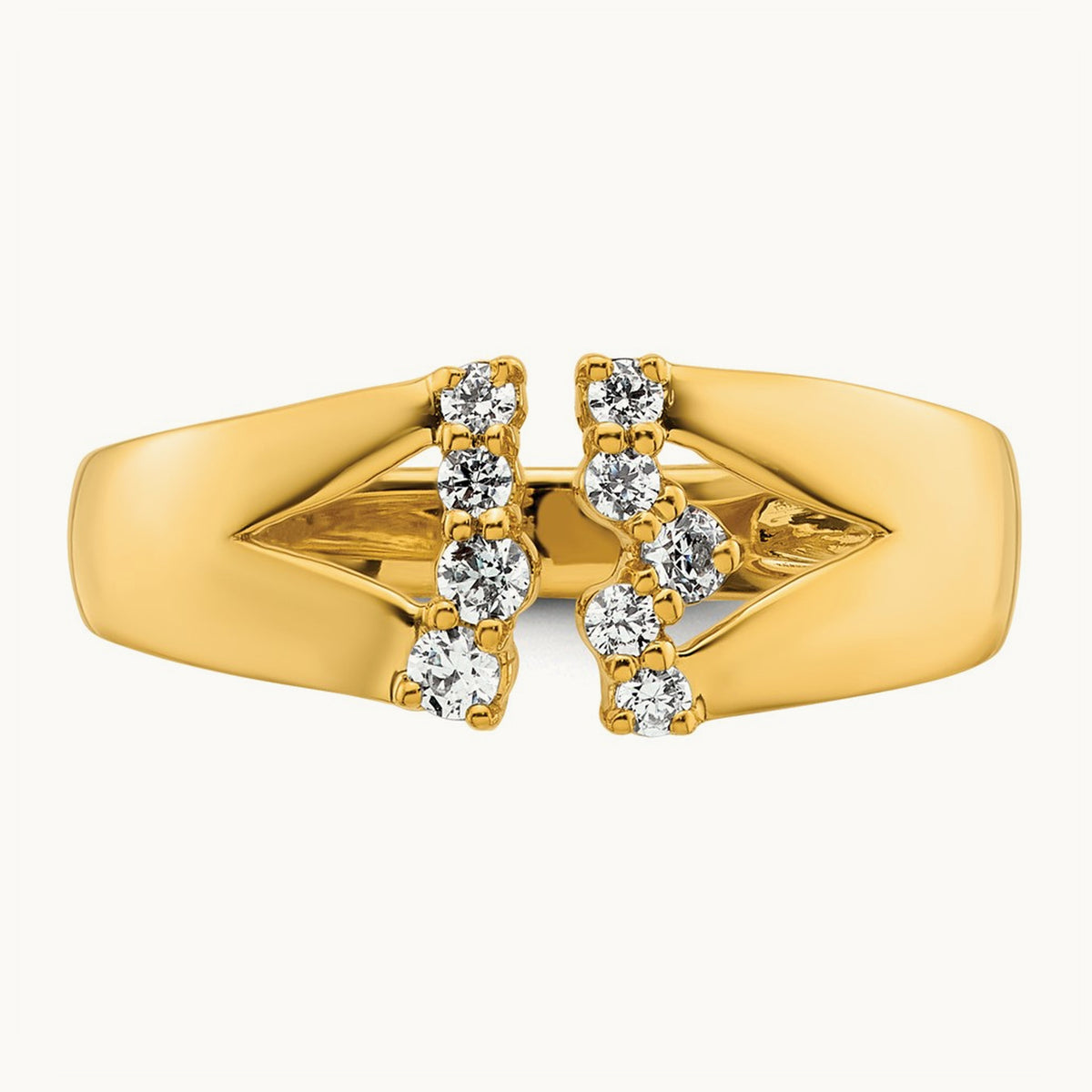 Open Cuff Fashion Ring — 14K Yellow Gold, 7