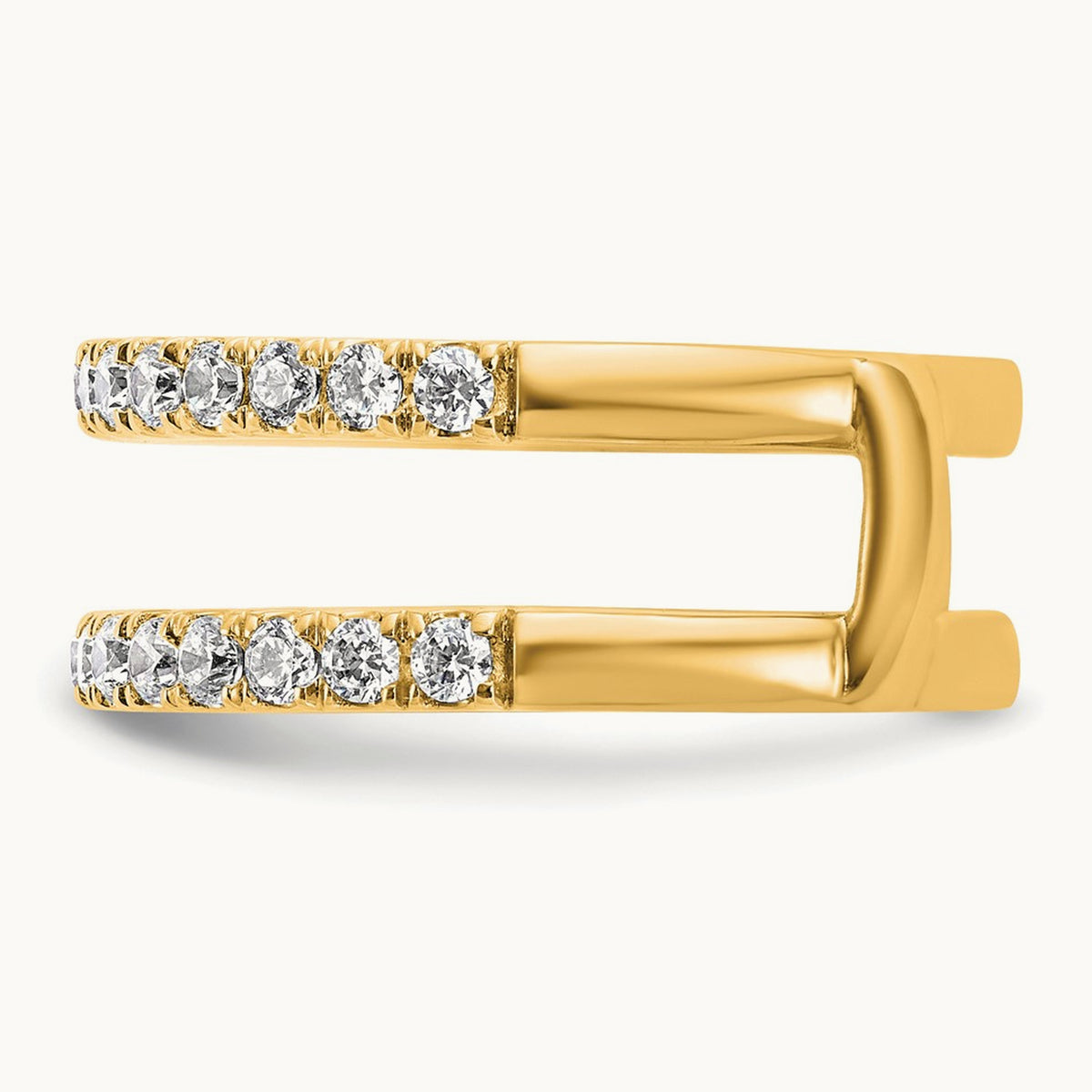 Ring Guard, 0.75 ct tw Lab-Grown Diamond — 14K Yellow Gold