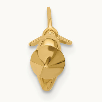 14 Gauge Polished Arrow with Heart Industrial Body Jewelry, 14K