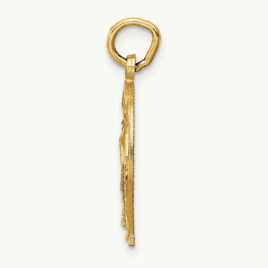 Horseshoe Charm, 14K