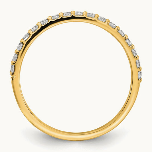 Band, 0.25 ct tw Lab-Grown Diamond — 14K Yellow Gold, 7
