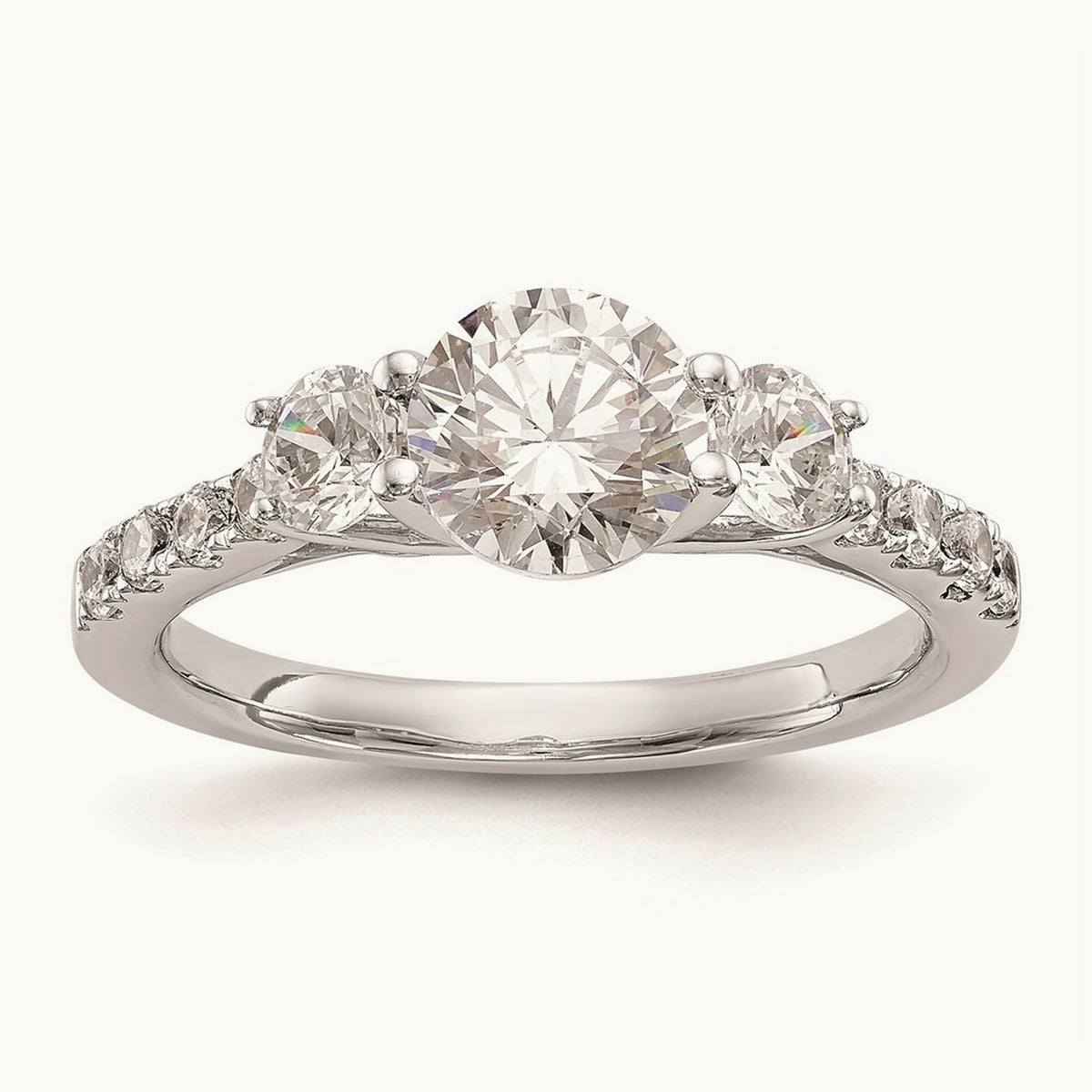 3-Stone Engagement Ring Mounting