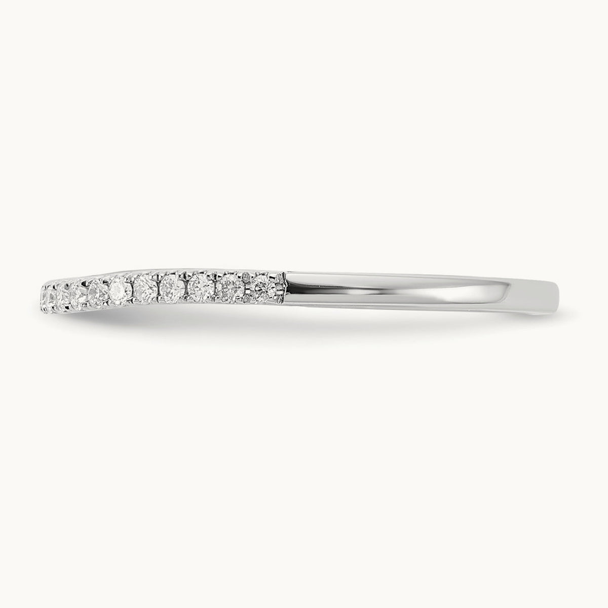 Thin Pavé Wedding Band — 1/6 ct, VS/SI (Great), 7