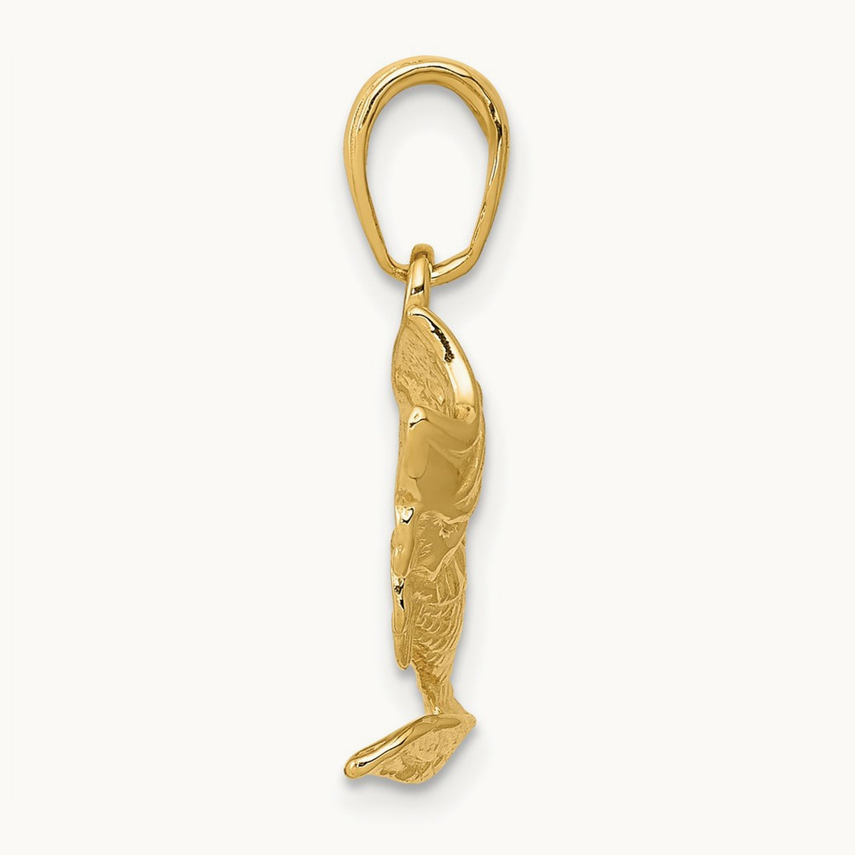 Small Fish Charm, 14K